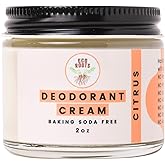 ECO ROOTS Natural Deodorant for Women & Men | Organic Deodorant Cream Non Aluminum | Baking Soda Free Healthy Deoderant for Body & Private Parts | All Vegan Pit Paste Zero Sweat | Citrus Scent