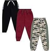 Boys Jogger Pants Set Comfortable, Durable, and Stylish Pack of 3 with Pockets