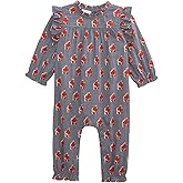 Mud Pie baby-girls Mud Pie Baby Girl Floral Block Print One Piece