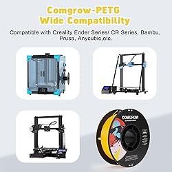Comgrow PETG 3D Printer Filament 1.75mm, High