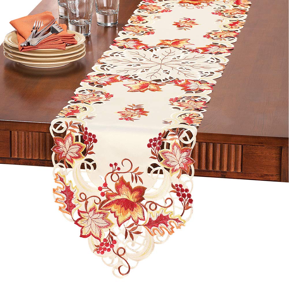 Best Deep Orange Table Runner