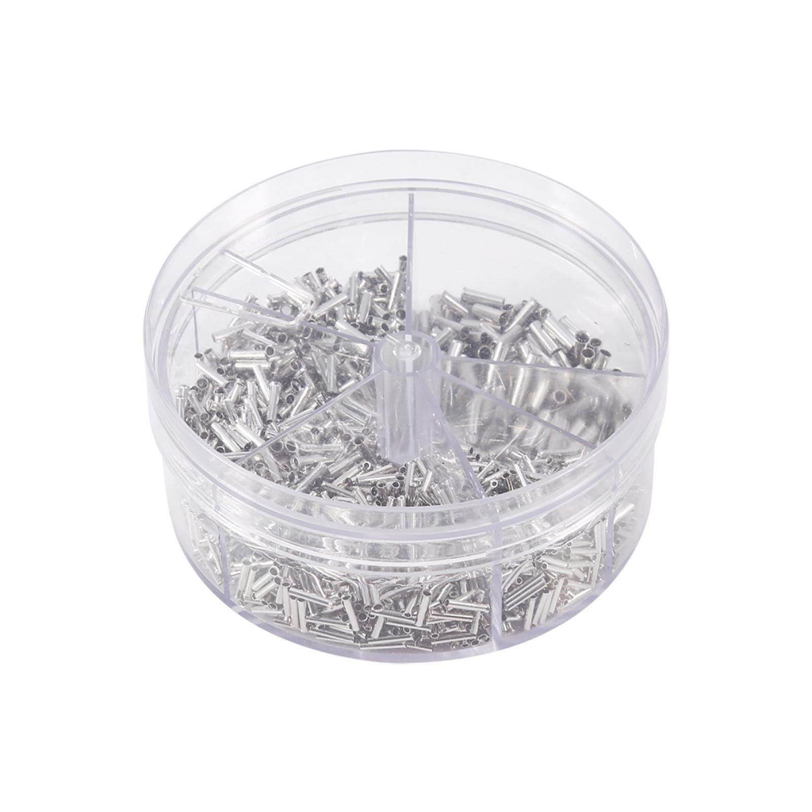 1900Pcs Copper Crimp Wire Connectors,Terminals Assortment Kit,5 Type Wire Connectors with Electrical Conductivity for Electrical Accessories