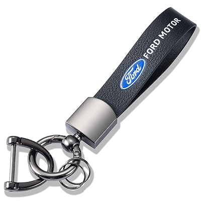 Sunnsport Leather Keychain with Ford Logo Stylish Bahrain Ubuy