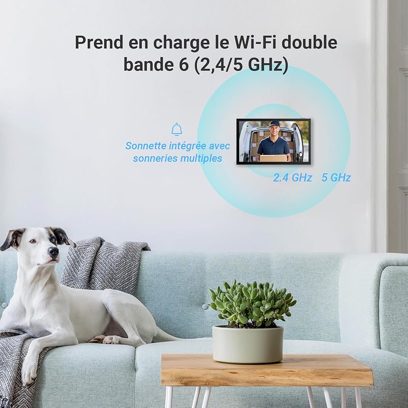 Visiophone Connecté WiFi, Interphone Filaire CP5