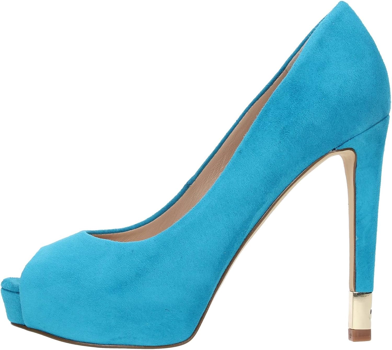 turquoise stilettos