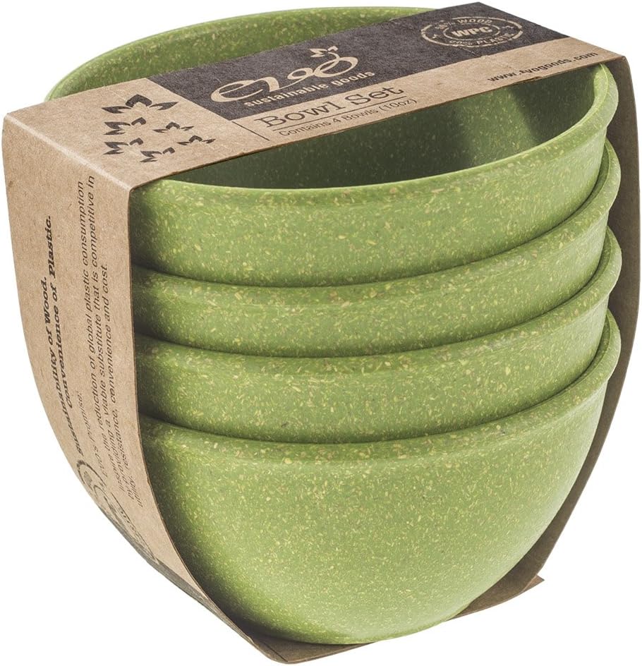 EVO Sustainable Goods 10 oz. Bowl Set, Green