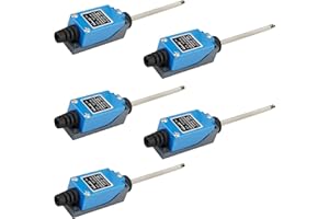 5PCS ME-9101 Momentary Limit Switch Travel Switch,Yusheng Flexible Coil Spring Rod Momentary Limit Switch arduino Switch NC-NO CNC Mill Laser Plasma Router (5PCS, ME-9101 Flexible Coil Spring Rod)