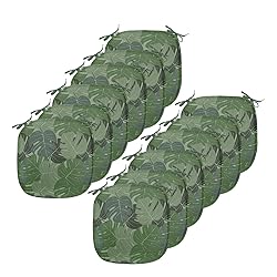 Ambesonne Forest Green Chair Seating Cushion Set of