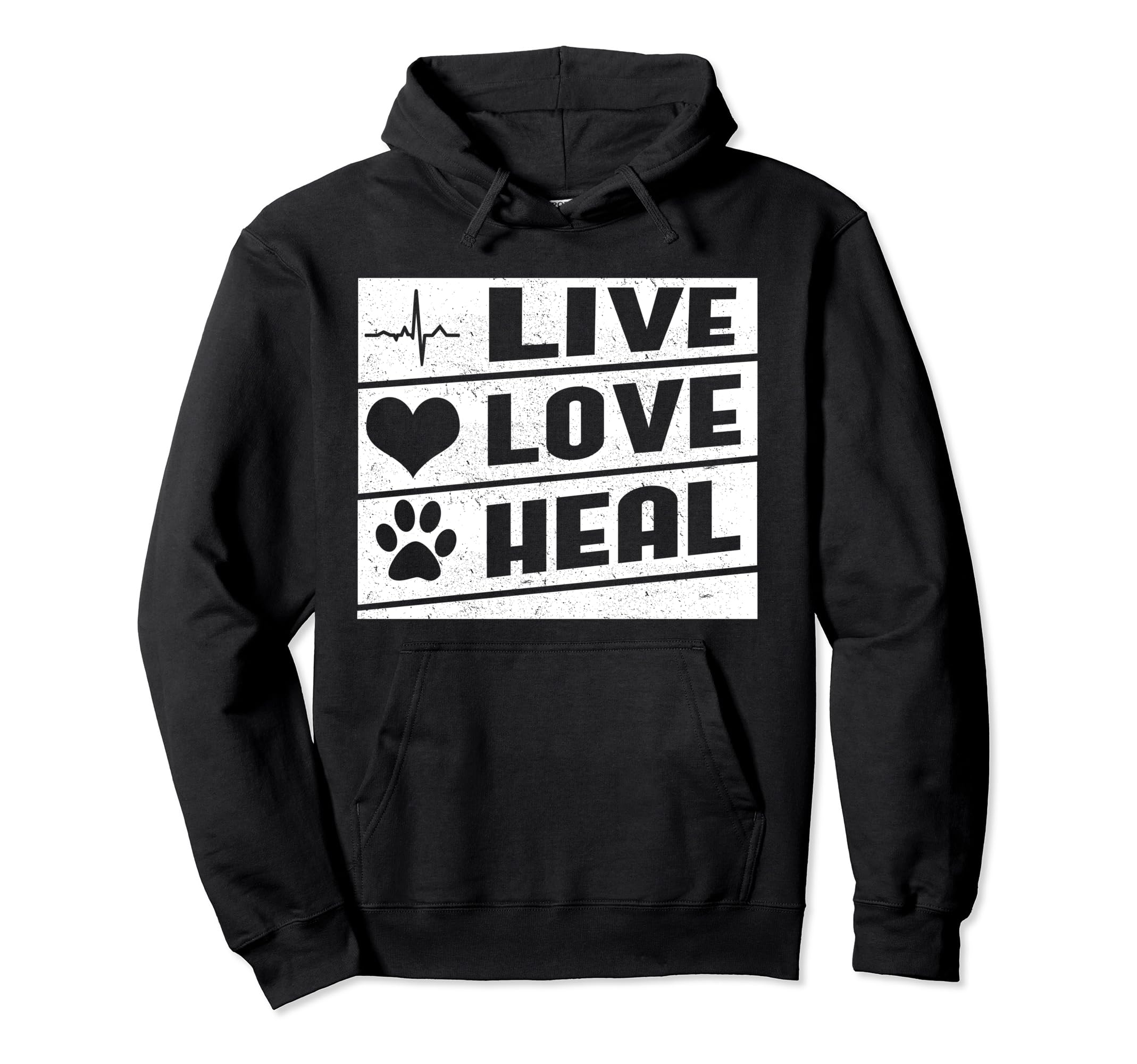 Vet - Live, Love, Heal Pullover Hoodie