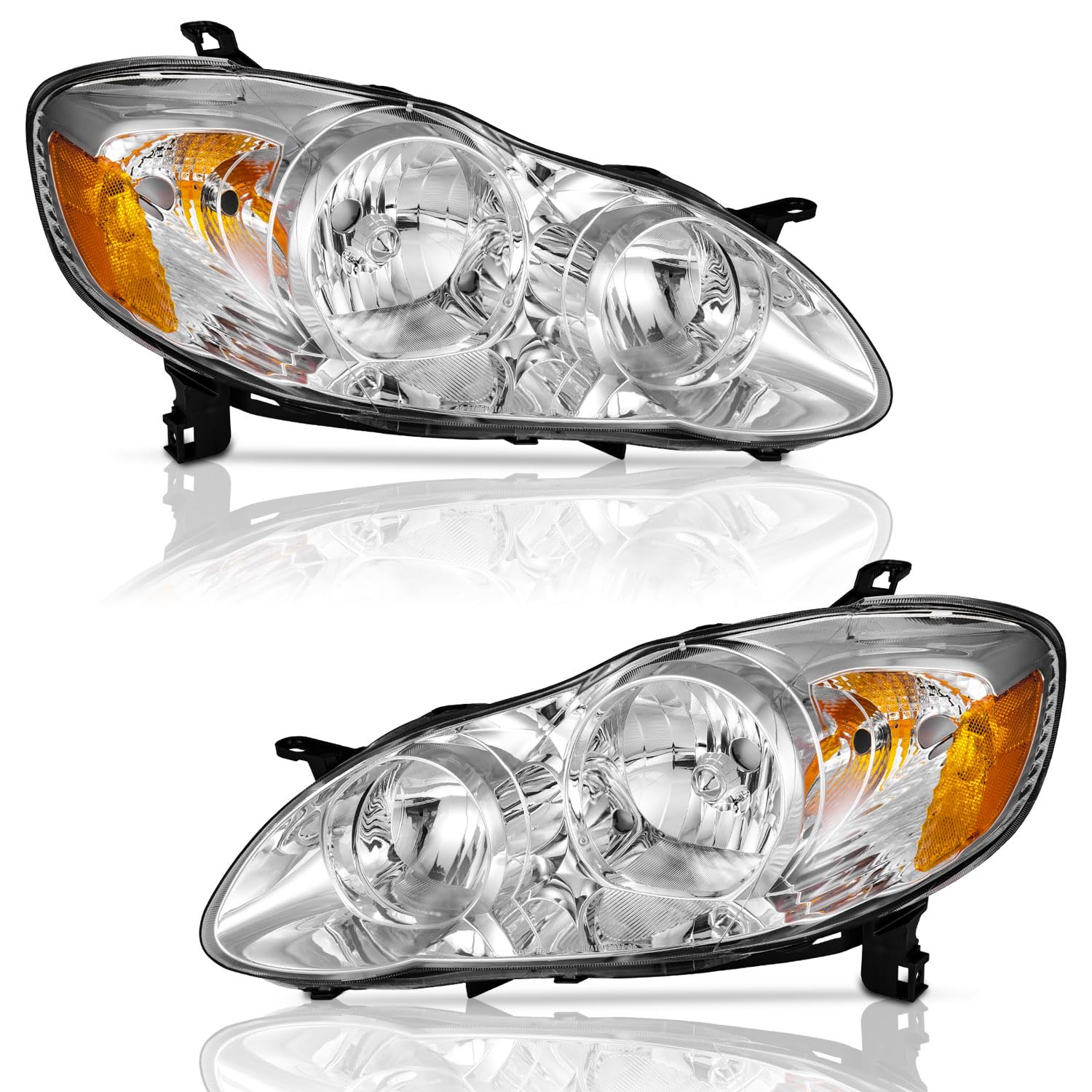 Mua Headlights Assembly Compatible with 20032008 Toyota Corolla