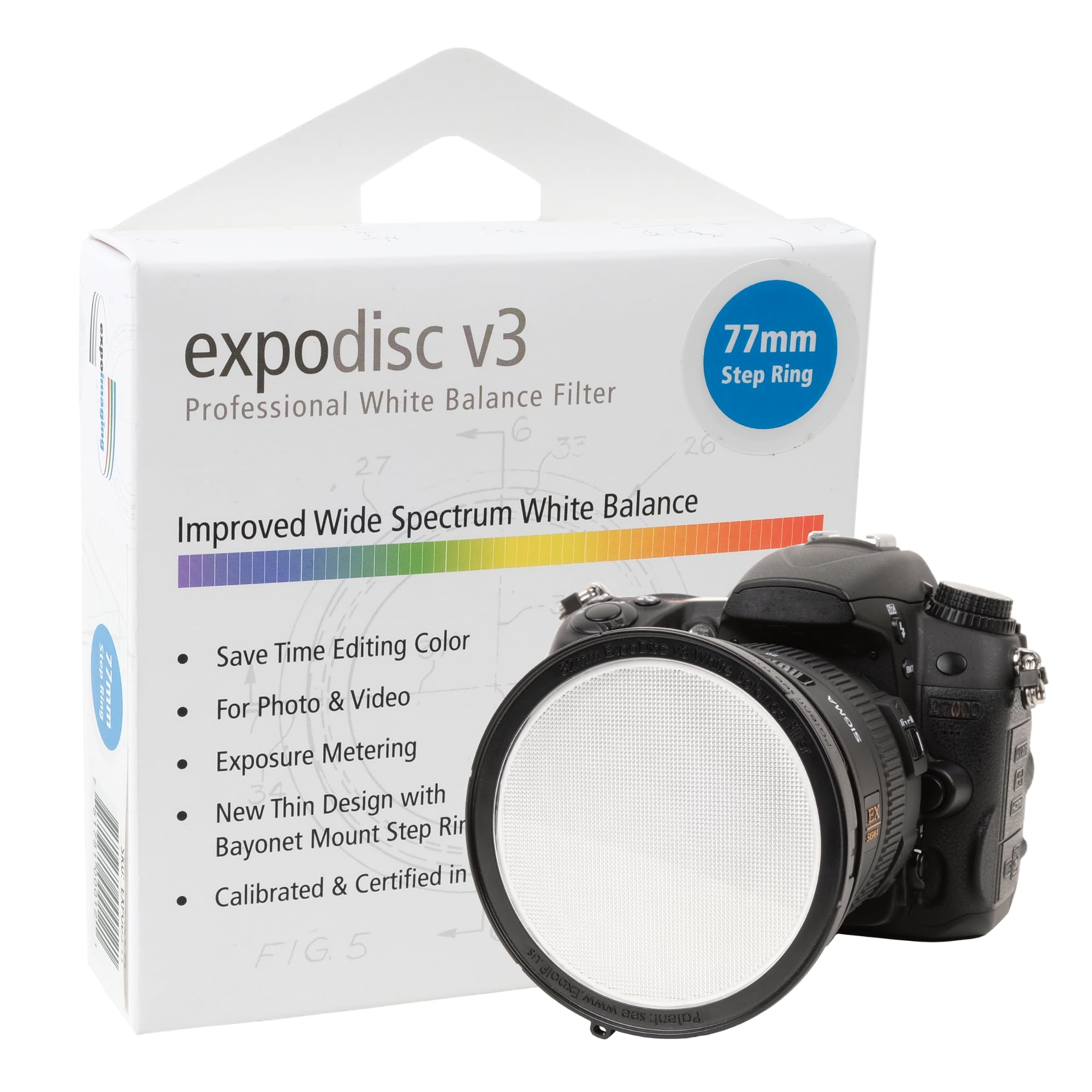 EXPODISC Expoimaging White Balance Filter ExpoDisc V3 77mm