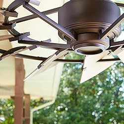 Quorum 196015-9 Windmill Ceiling Fan in Galvanized
