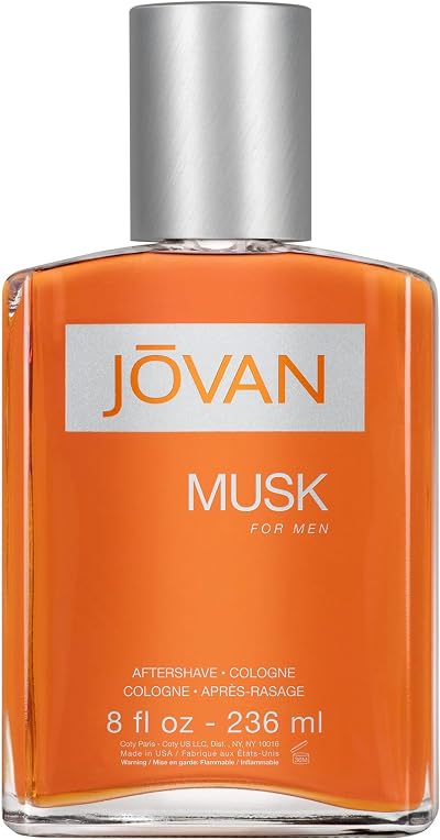 Jovan Musk for Men After Shave Cologne 8 fl oz Spicy Earthy Woody Fragrance