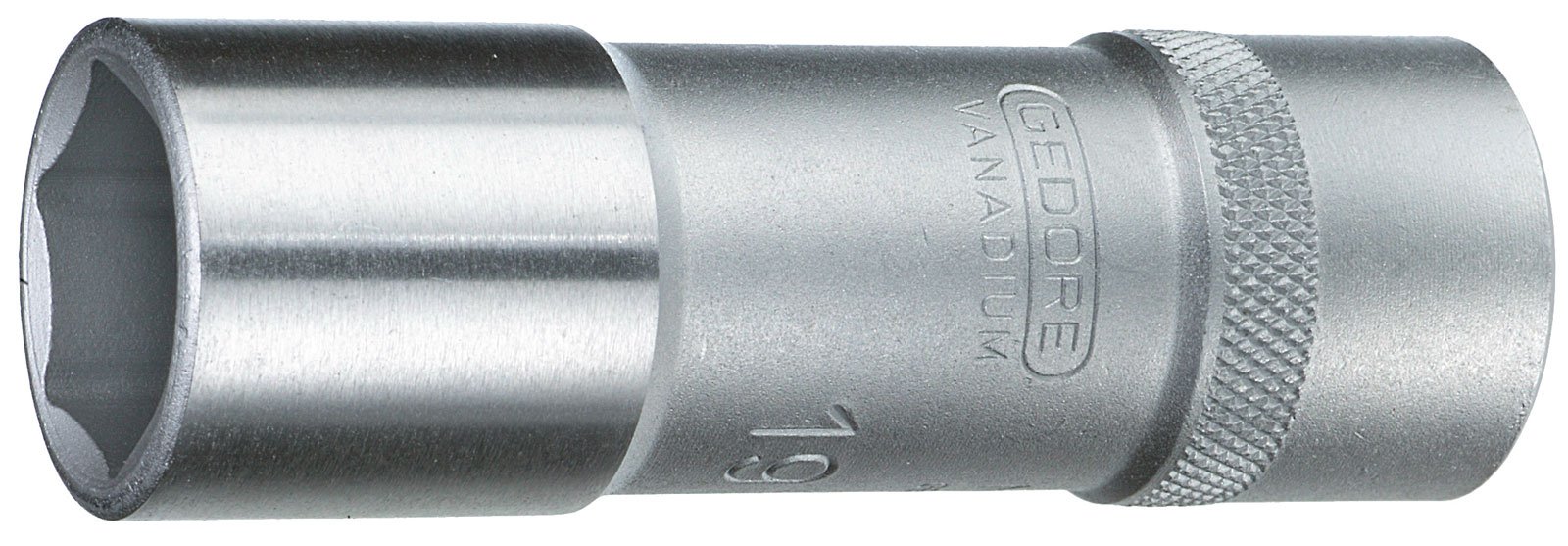 Gedore Socket 1/2 Inch Long, Hex 30 mm – 19 L 30