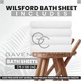 GC GAVENO CAVAILIA Large Towels Bath Sheet 4 Pack 75x135 cm 450 GSM view 3