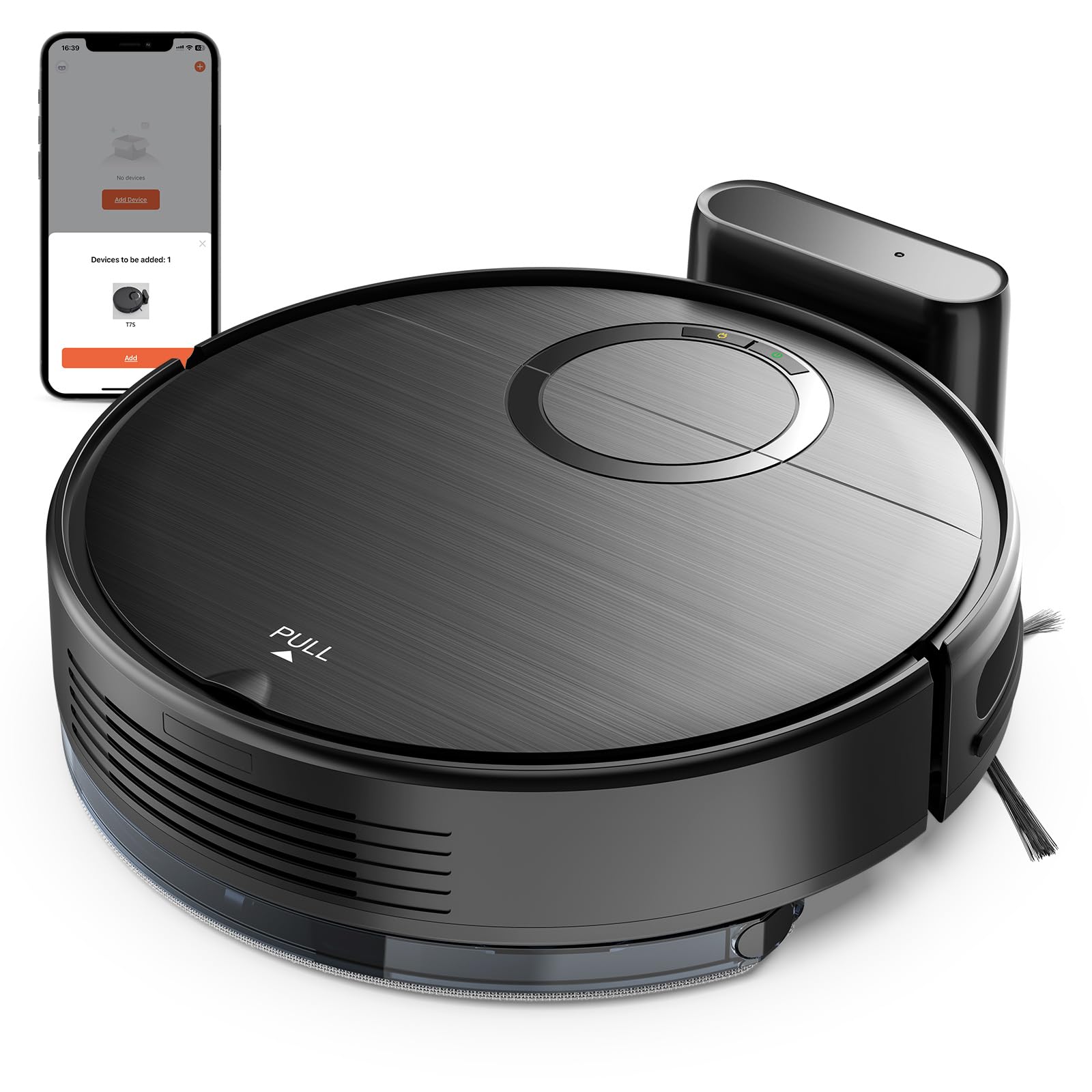 Photo 1 of UMMUND Robot Vacuum and Mop Combo, 2 in 1 Mopping Robotic Vacuum Cleaner with Schedule, Wi-Fi/App/Remote, Max Suction 2000Pa, Self-Charging, Slim, Ideal for Hard Floor, Pet Hair, Low-Pile Carpet