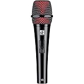 SE ELECTRONICS V2 Switch Dynamic Microphone for Singing, Speech, Instruments &amp; Studio Recording - Supercardioid XLR Handheld Vocal Microphone with an On/Off Switch &amp; Rugged All-Metal Housing