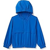 Amazon Essentials Boys' Active Performance Stretch Woven Full-Zip Athletic Hoodie Jacket