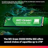 Western Digital Green SN350 NVMe SSD 480GB M.2 2400MB/s Read view 3