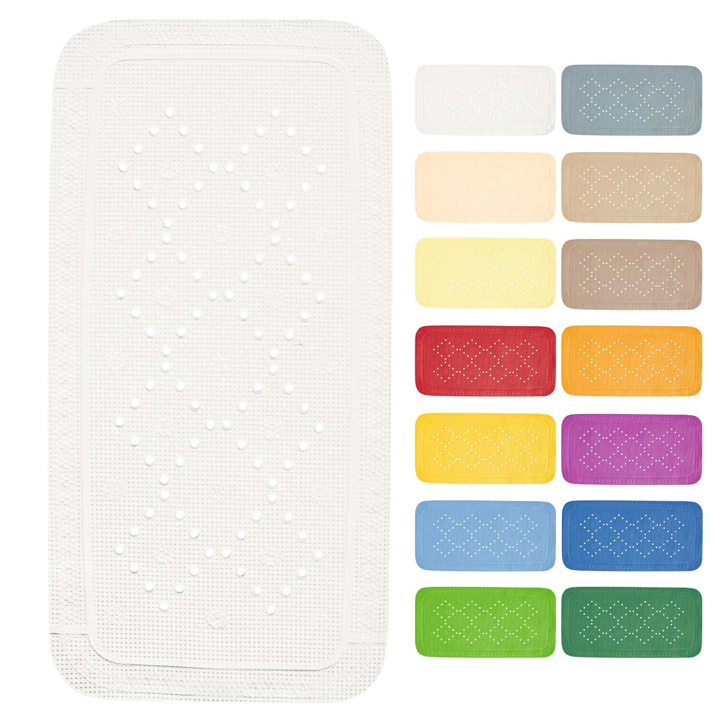 Spirella Safety Mat Alaska White 71x36cm