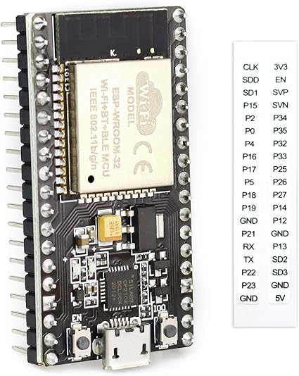 KeeYees ESP32 ESP-32S Development Board 2.4 GHz Dual Core WLAN WiFi ...
