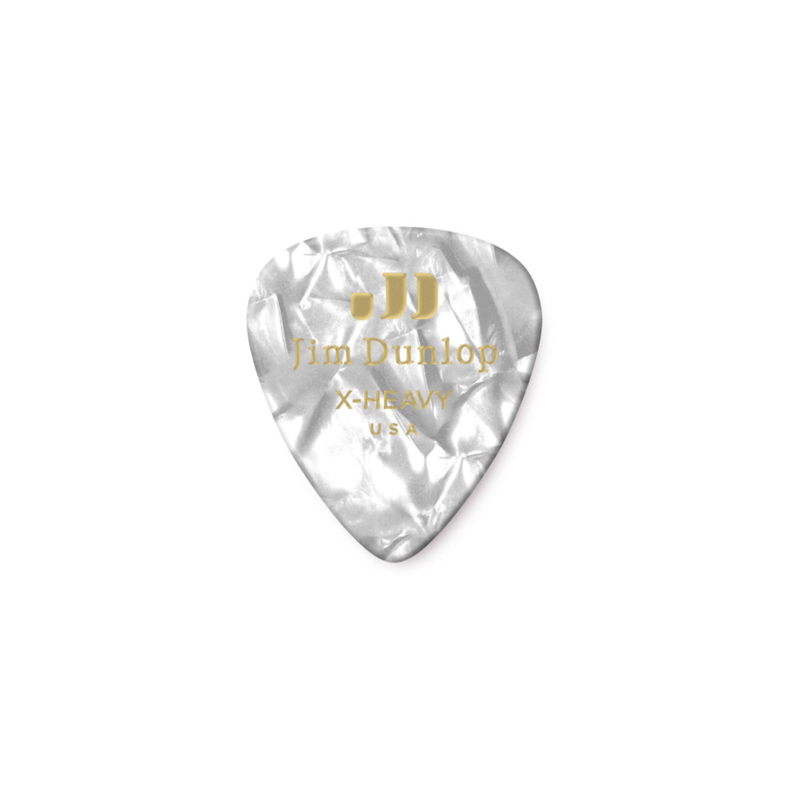 Jim Dunlop 483P04XH Guitar Pick Player Pack -White Pearl