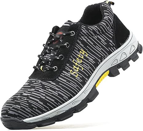 Amazon Co Jp 男性と女性の仕事のトレーナーの非スリップ産業スニーカーのための安全靴通気性鋼のつま先キャップ軽量 Color Gray Size 38 ホーム キッチン