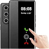 for Samsung Galaxy S26 Ultra Case Flip Leather Clear S-View [Touchable Window] for Samsung S26 Ultra Phone Case Smart Window Hard Flip Shockproof Protective Cover Galaxy S26 Ultra 5G Case Clear View