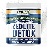 HolyLand Zeolite Cleanse - Zeolite Detox Powder (7.05oz 200 Gram) - Clinoptilolite Natural Activated - Micronized 0-25 - Full Body Detox for Women, Men - Supports Energy, Focus, Immunity, Gut Health