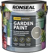 Ronseal Slate Garden Paint 2.5 Litre High Solid Rainproof view 4