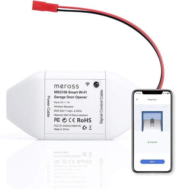 meross garage door opener ifttt