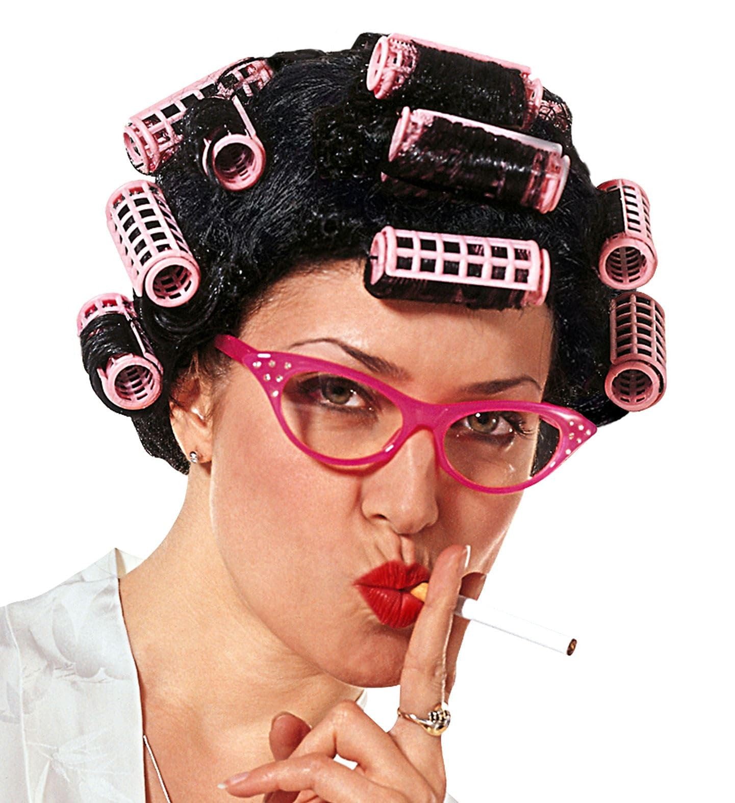 Vanity With Rollers Wig for Hair Accessory Fancy Dress