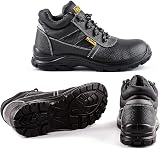 Black Hammer Safety Boots Waterproof Steel Toe UK 11 S3 SRC Oil Slip Resistant view 4