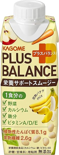 Amazon カゴメ Plus Balance 栄養サポートスムージー 完熟バナナmix 250g カゴメ 野菜ジュース フルーツジュース 通販