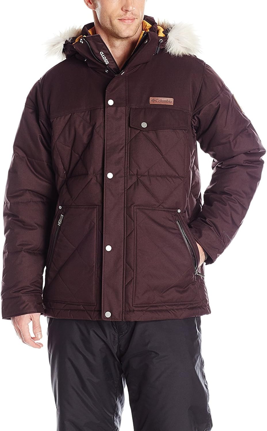 columbia quilted jacket mens