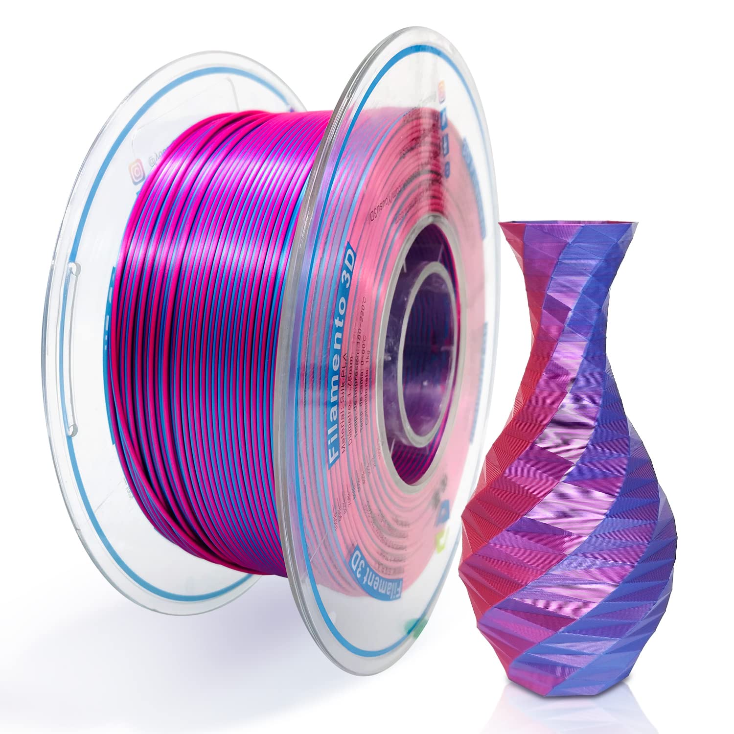 YOUSU Silk PLA Filament 1.75mm, 3D Printer Filament