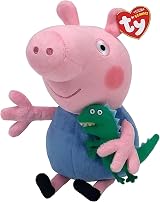 TY George 10 Inch Beanie Baby Peppa Pig Plush Toy