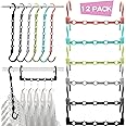 Closet Organizers and Storage,12 Pack Sturdy Closet Organizer Hanger for Heavy Clothes,Upgraded Closet Storage Space Saving H