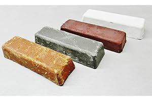 Polishing Rouge Red White Luster Grey Star Brown Tripoli Buffing Compound 4 Bars