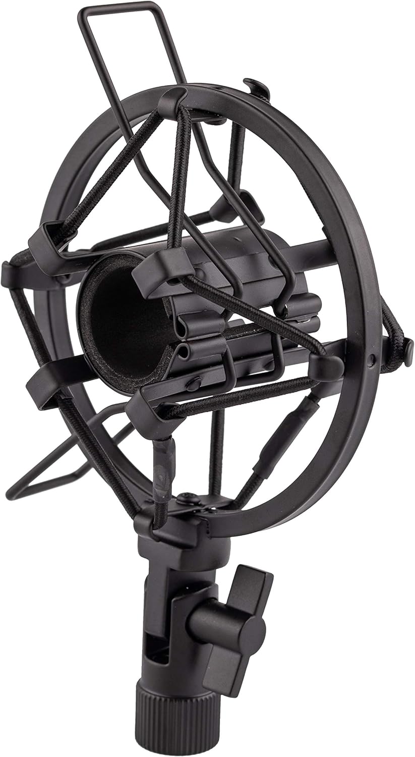 LYRCRO Microphone Shock Mount Holder Clip Mic Anti-Vibration for 22mm-28mm Diameter Dynamic Mic Like Shure SM58 SM57 PAG48 Sennheiser E835 E845 AKG D5S Samson Q7 Q8 Behringer Xm8500: Musical Instruments