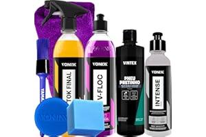 KIT SHAMPOO V-FLOC CERA TOK FINAL REVITALIZADOR INTENSE 240ML VONIXX PRETINHO VINTEX