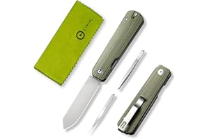 CIVIVI Sendy 3 in 1 Multitool Pocket Knife with Tweezers and Toothpick, Ben Petersen Designed Folding Knife for EDC Camping Daily Use, for Men Women C21004B-1