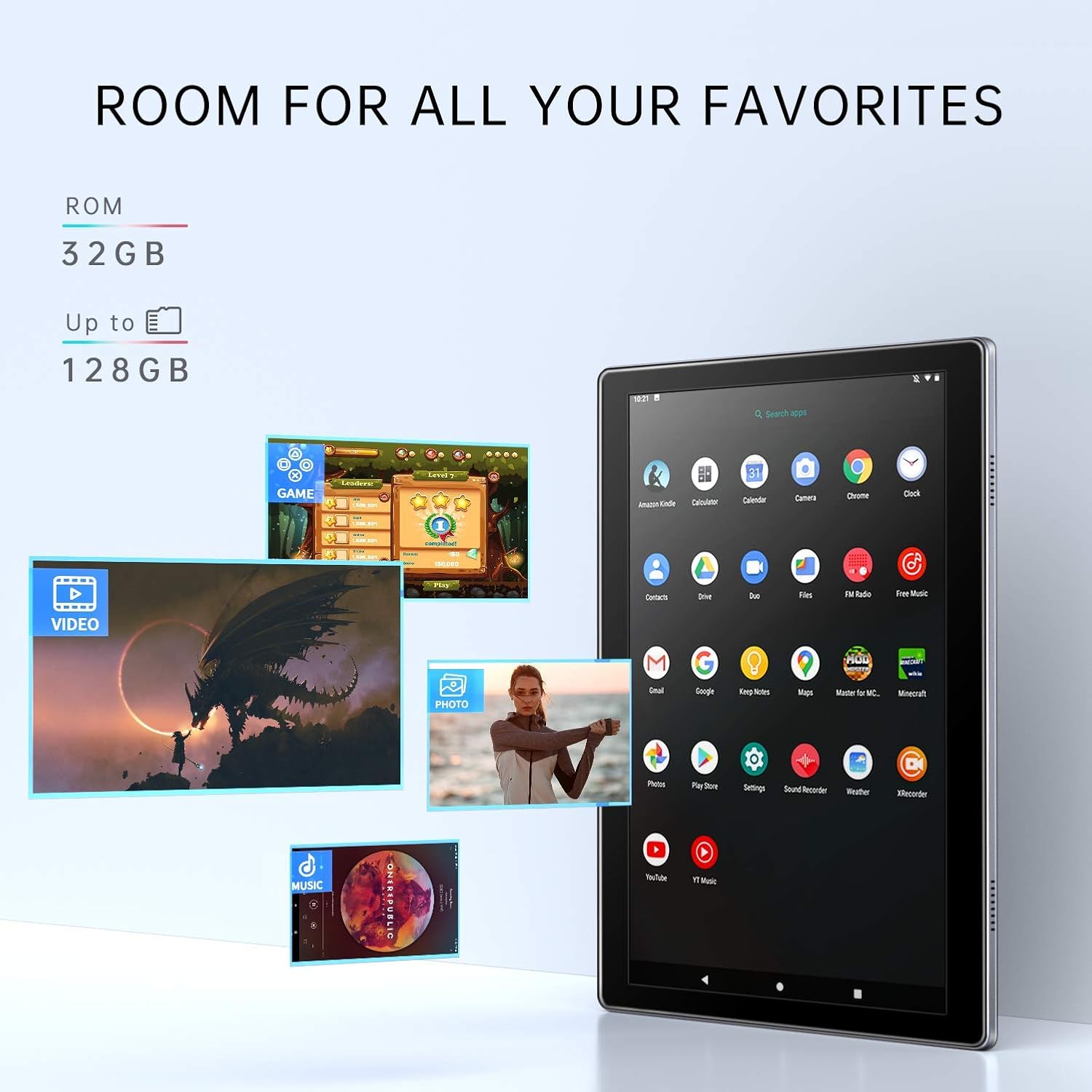 VANKYO MatrixPad S30 Octa-Core Tablet 10 inch, 1080P FHD Display, 3GB RAM, 32GB Storage, 13MP Rear Camera, Android 9.0 Pie, Bluetooth 5.0, 5G Wi-Fi, GPS, Silver : Computers & Accessories