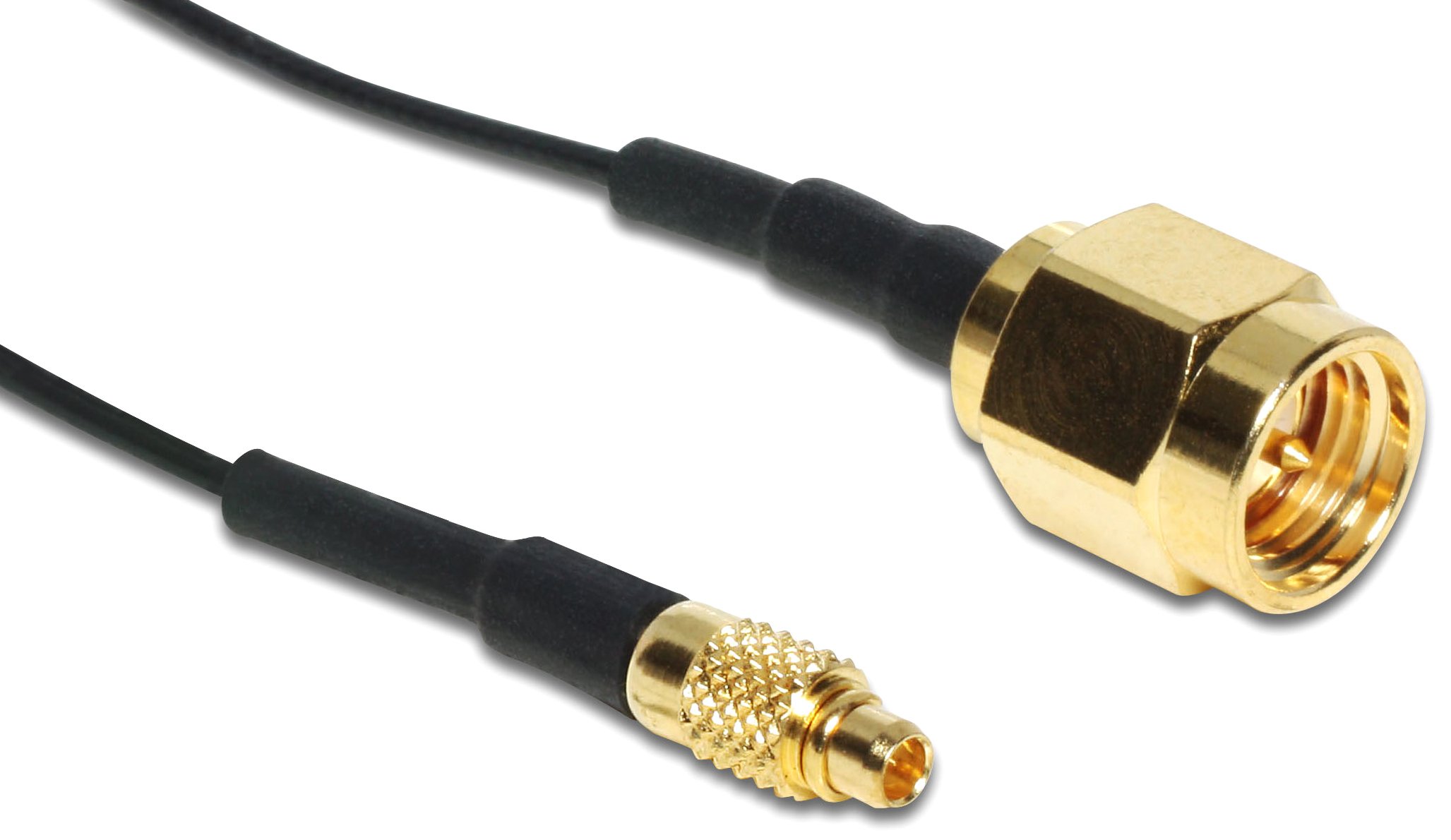 DeLOCK 88471 MMCX SMA Interface Gold, Black Cable and Adapter