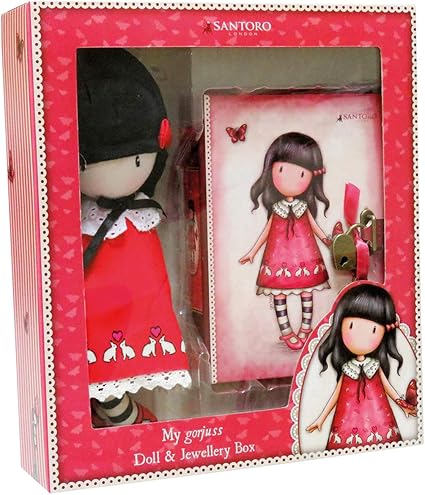 muñeca gorjuss con joyero