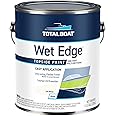 TotalBoat-365411 - Wet Edge Marine Topside Paint for Boats, Fiberglass, and Wood (Off-White, Gallon)