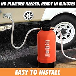 NPGLOBAL RV Water Softener Portable - 16,000