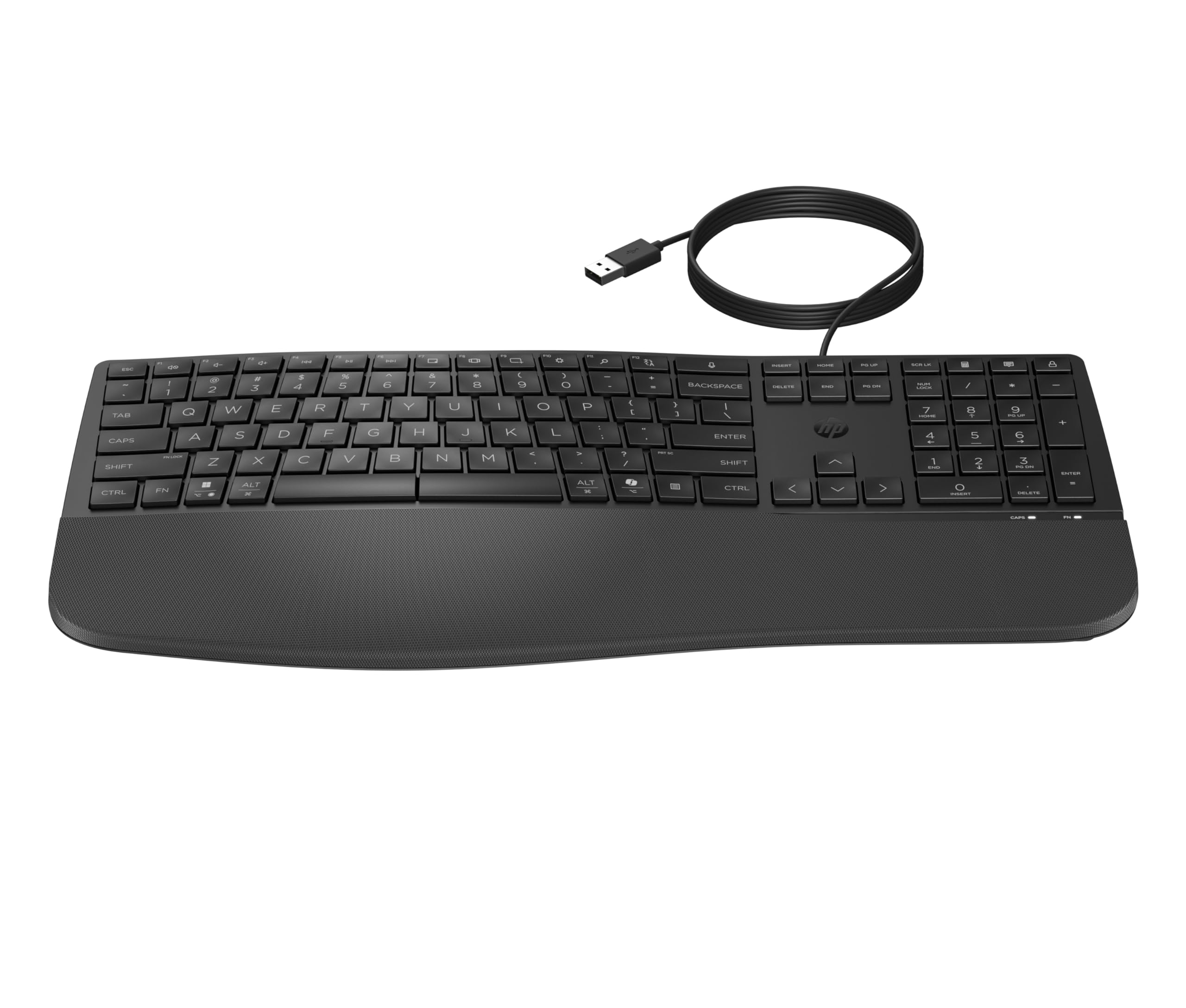 HP 480 Comfort Wired Keyboard - Plug & Play