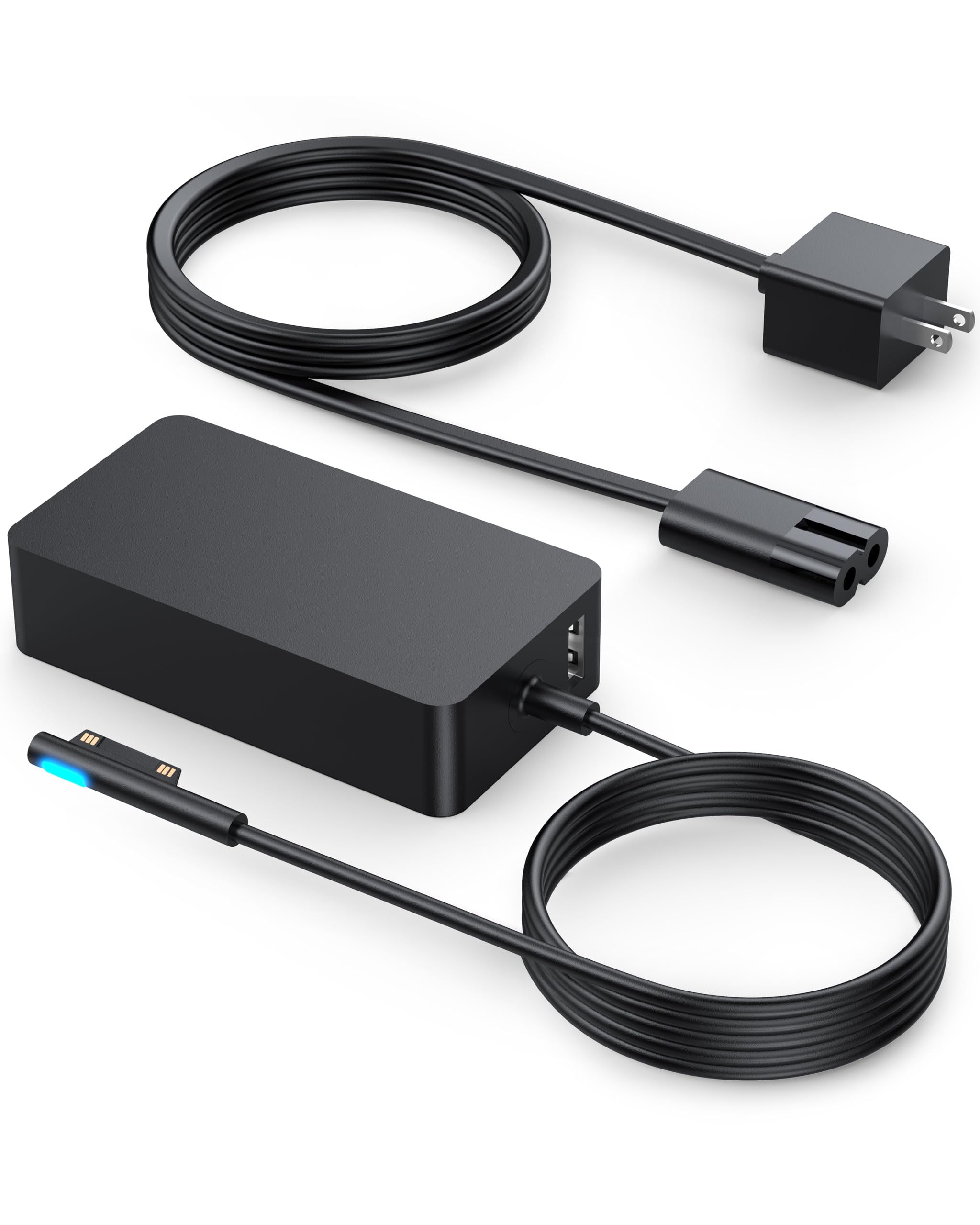 Photo 1 of Surface Laptop Charger - 65W for Microsoft Surface Laptop 5 4 3 2, Windows Surface Laptop Studio, Surface Pro 9 8 7+ 7 6 5 4 3 X, Surface Go 3 2, Surface Book 2 Power Supply AC Adapter Cord