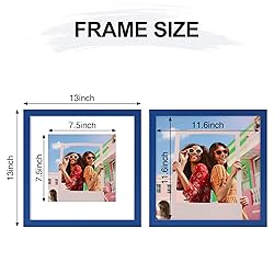 Vittanly 12x12 Picture Frame, Engineered Wood with